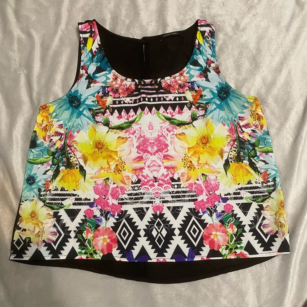 Floral crop top